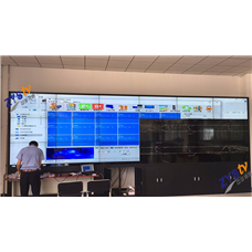 西安机电信息技师学院49寸3.5拼缝拼接屏项目