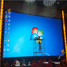 柬埔寨西港某五星级酒店宴会厅P3全彩LED显示屏项目