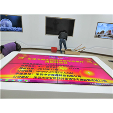 东莞大岭山物流智能中心展厅46寸超窄边液晶拼接屏项目